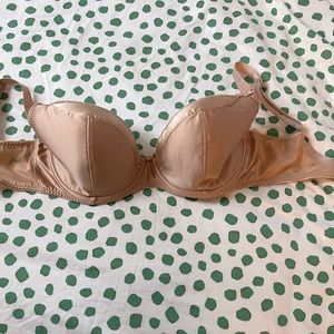 Sleek Tan Underwire Bra